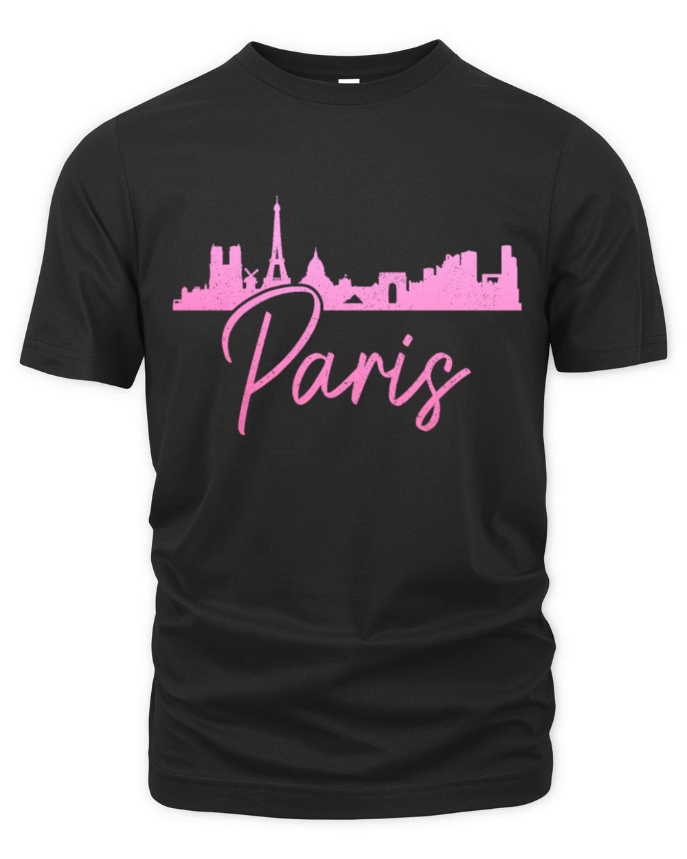 Paris France Eiffel Tower Souvenir Organic Unisex T-shirt