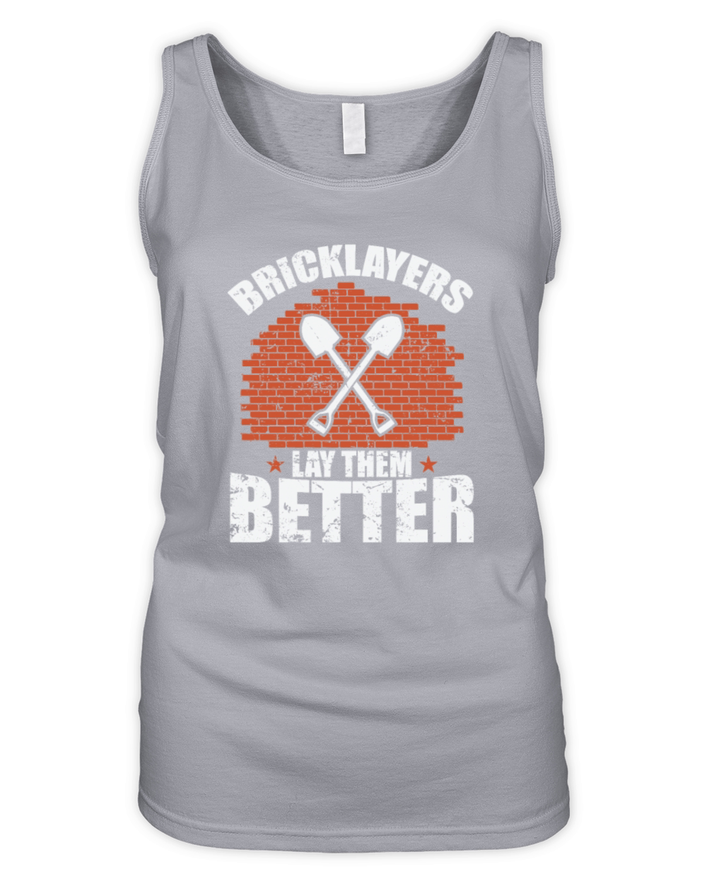 Bricklayers Lay them Better Craftsman Profession Organic Women's Tank Top