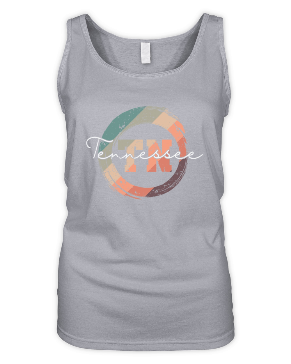 Tennessee TN Letter USA America Organic Women's Tank Top