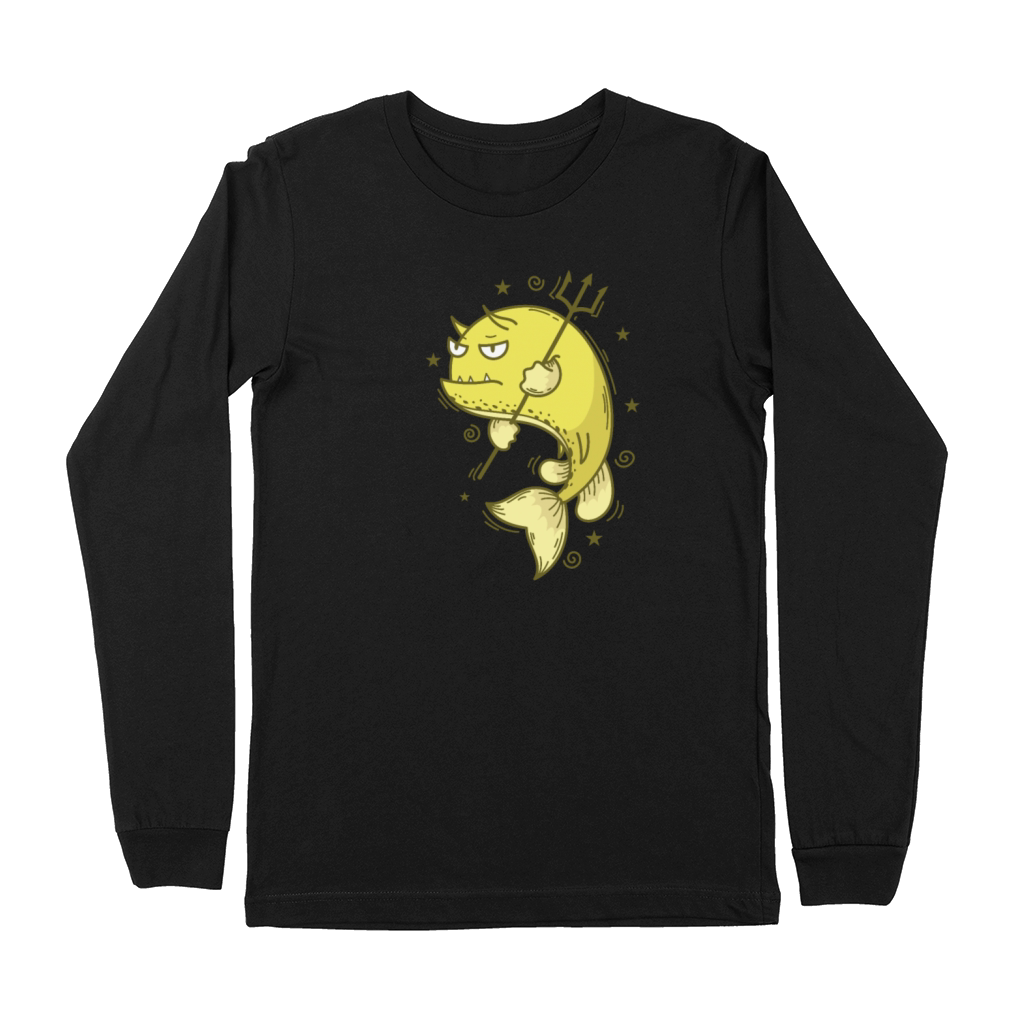 Cowfish with trident Sea or Aquarium Premium Long Sleeve