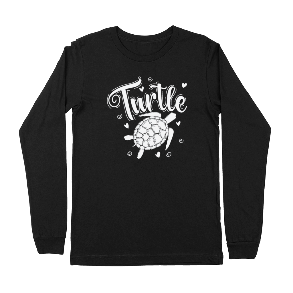 Turtle Reptile Water Back Tank Animal Premium Long Sleeve