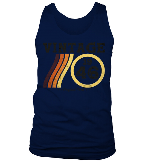 Classic Limited Edition Vintage 1946 Retro 78 Tank Top Unisex