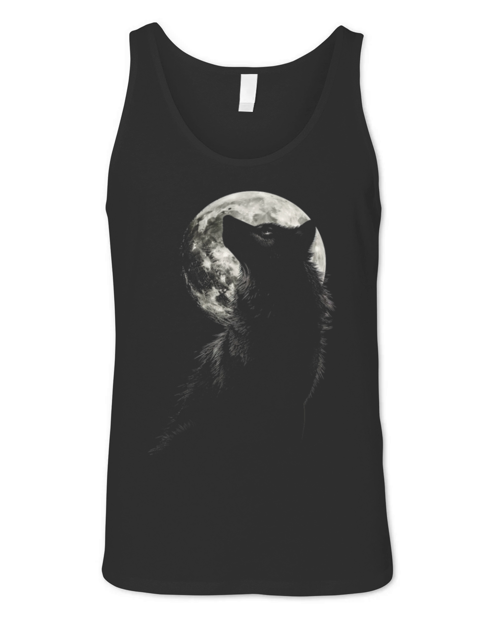 Wolf Full Moon Wolf Lover Gift Unisex Jersey Tank