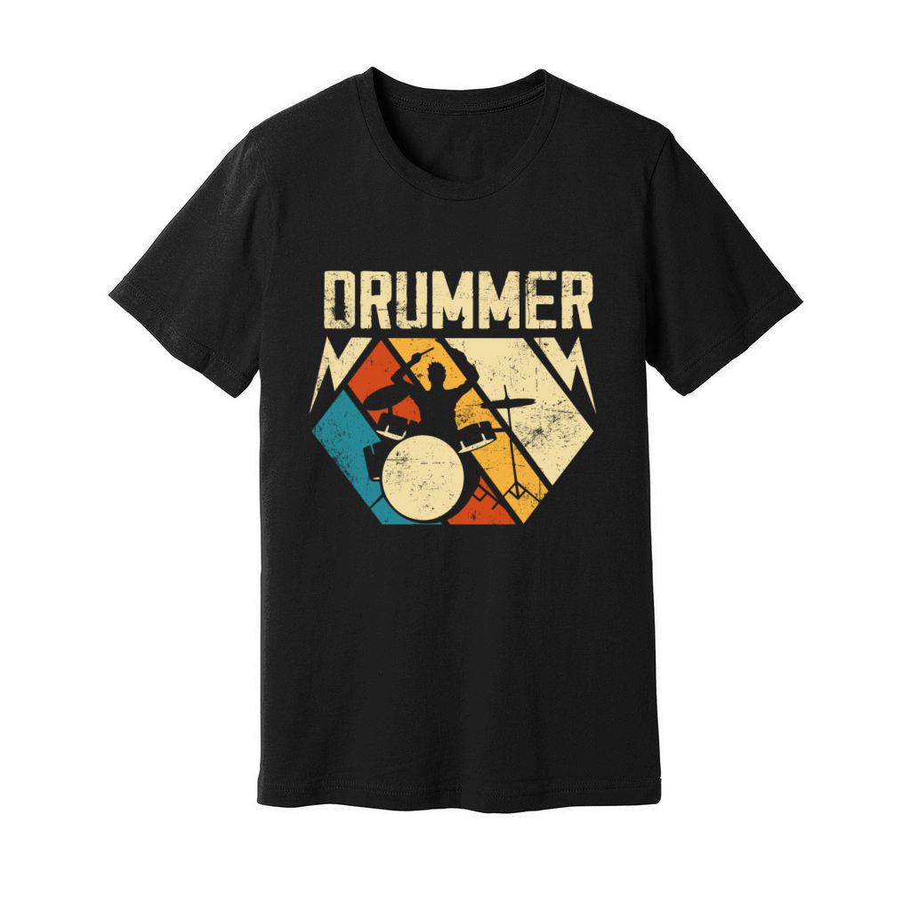 Drummer Vintage Unisex Jersey Tee