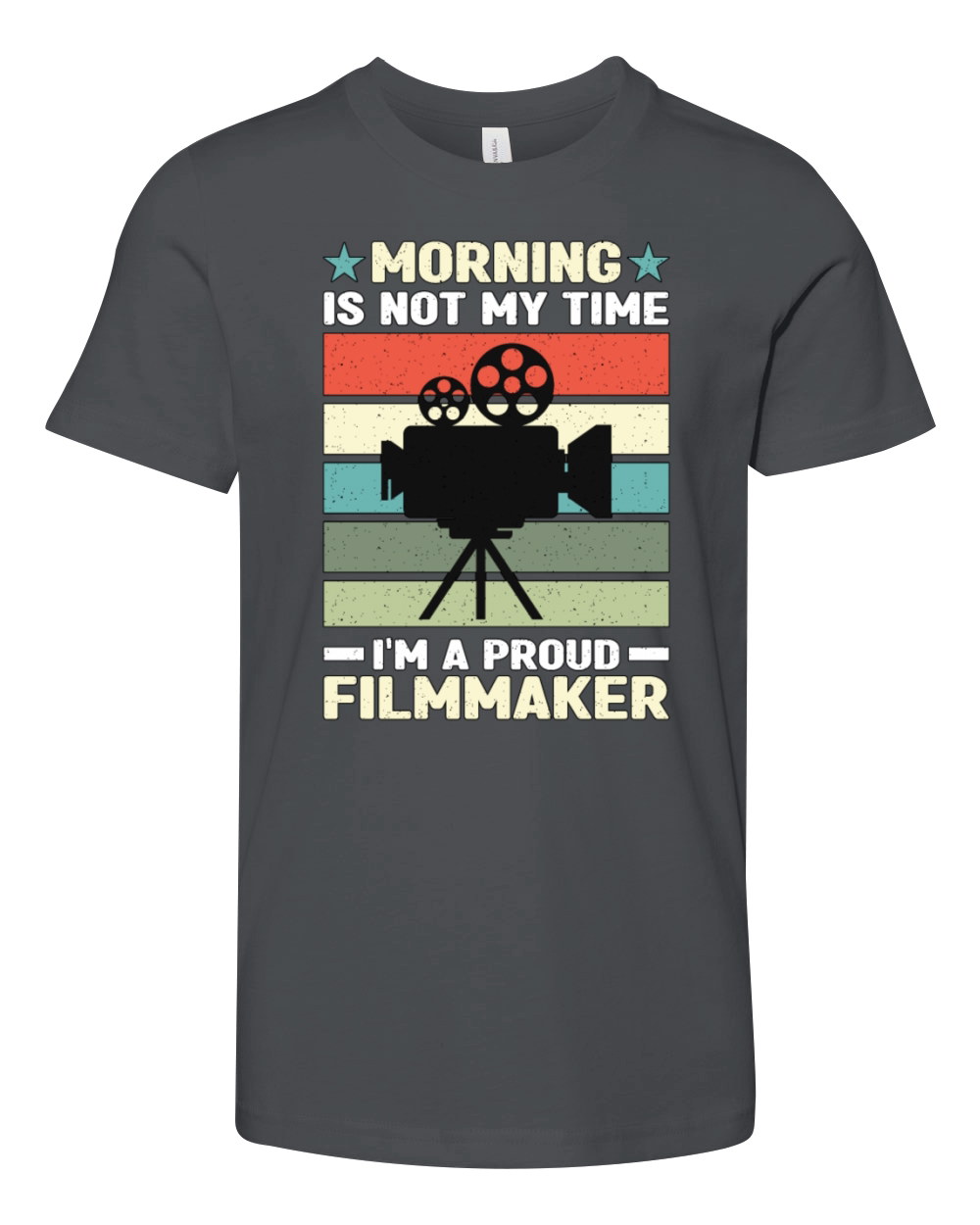Filmmaker Morning Is Not My Time Movie Director Youth Unisex Jersey Tee