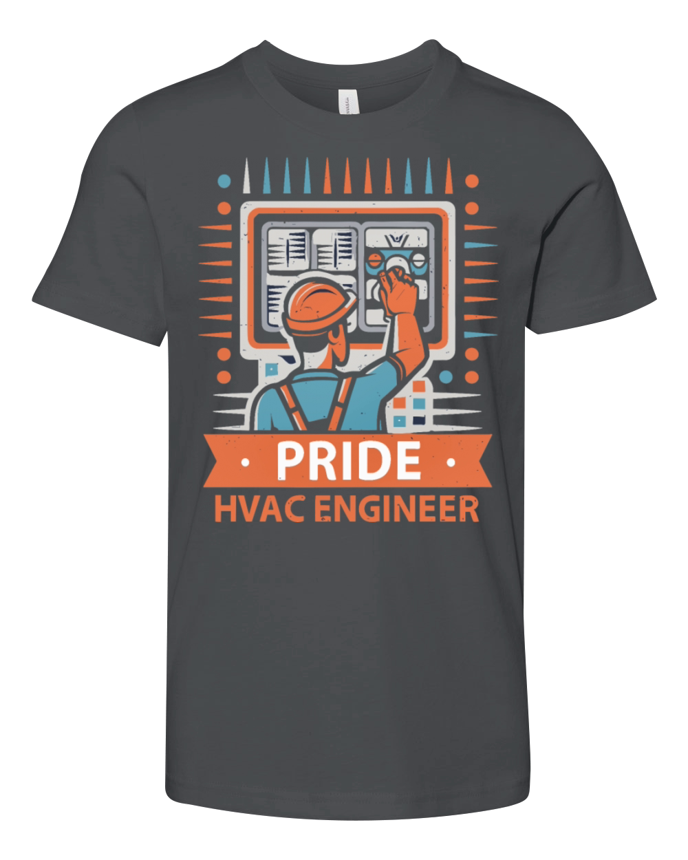 Pride HVAC Engineer Youth Unisex Jersey Tee