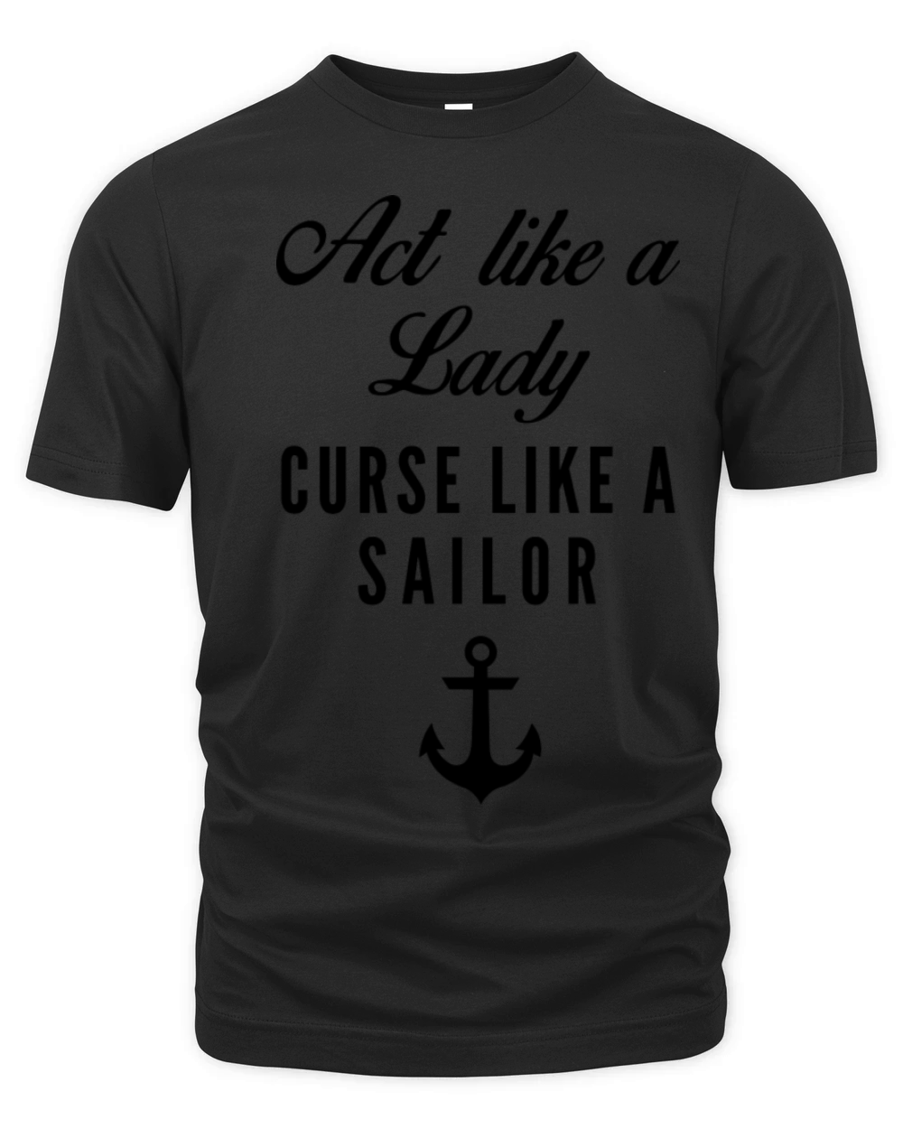 Curse like a sailor Organic Unisex T-shirt
