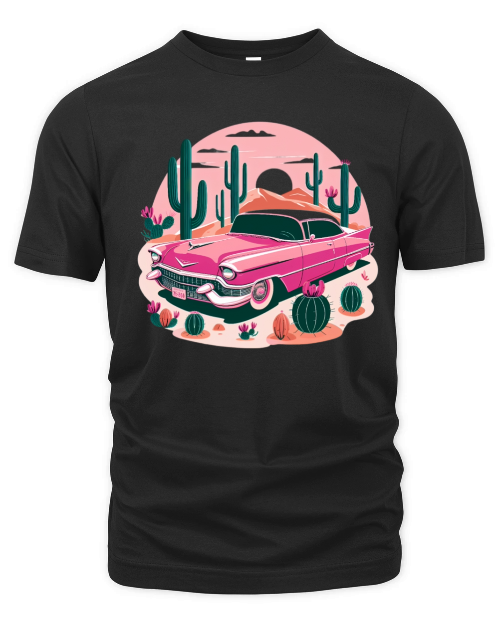 Pink cadillac Organic Unisex T-shirt