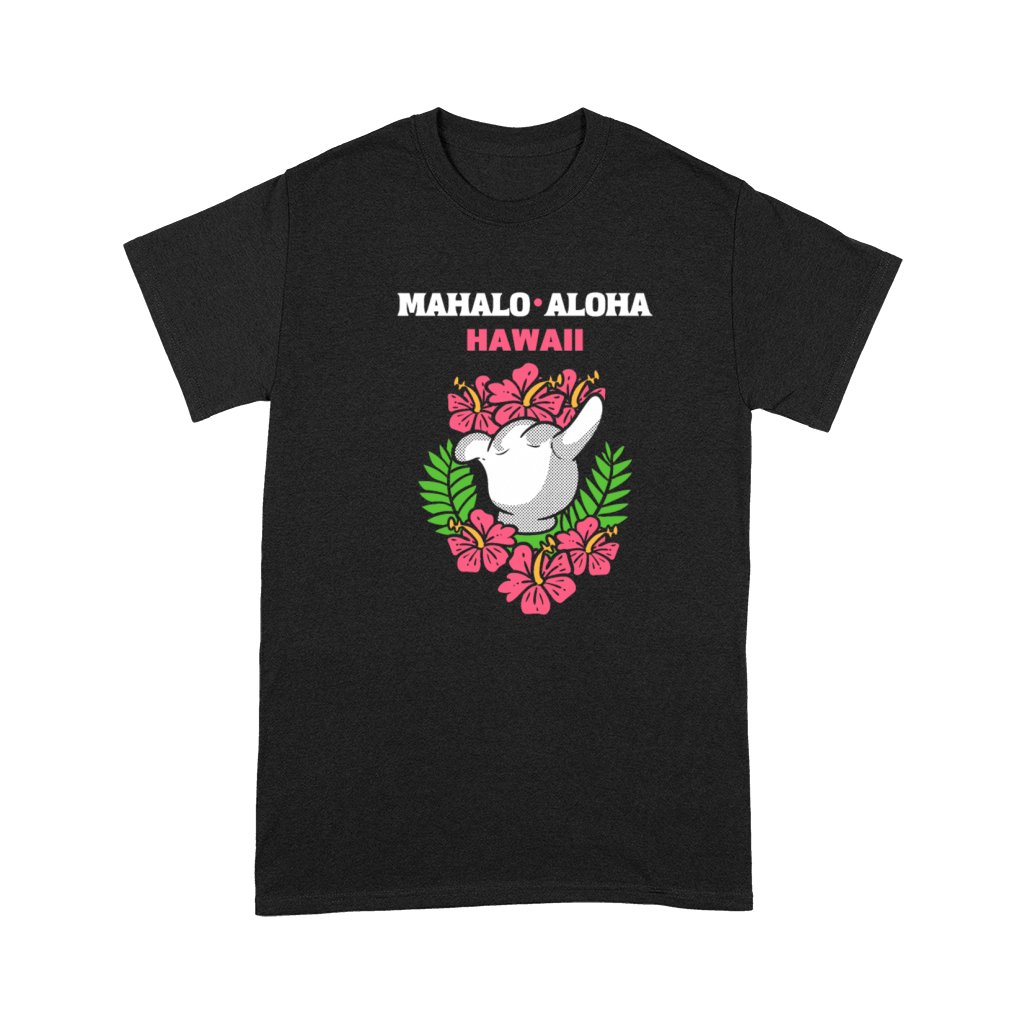 Mahalo Aloha Hawaii Native Hawaiians Gift Premium T-shirt