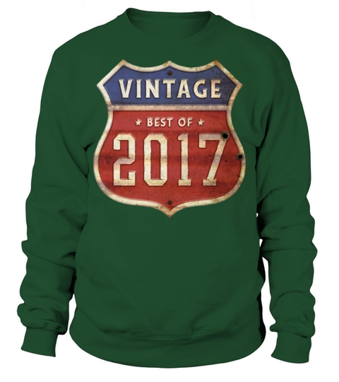 17 Years Old Vintage 2017 Limited Edition 7th Sweatshirt Unisex