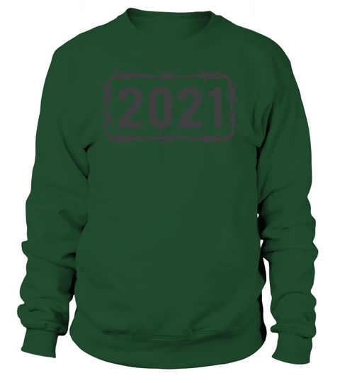 Birthday Vintage 2021 Barbed Wire Sweatshirt Unisex