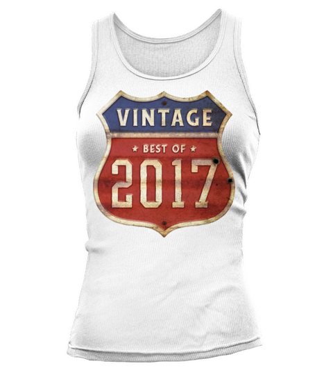 17 Years Old Vintage 2017 Limited Edition 7th Tank top Woman