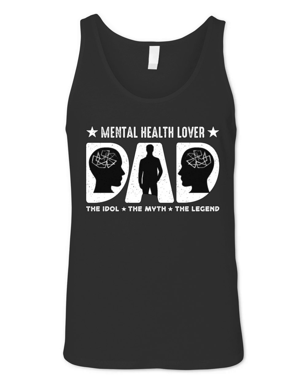 Mental Health Lover Dad The Idol Health Awareness Unisex Jersey Tank