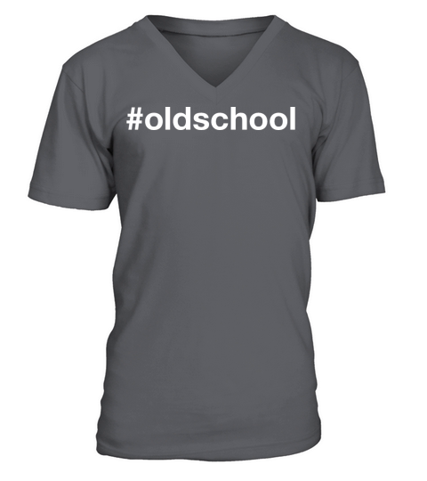 OLDSCHOOL Hashtag V-Neck T-shirt
