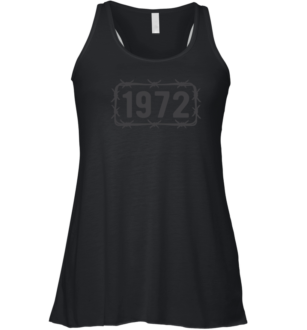 Birthday Vintage 1972 Barbed Wire Women's Flowy Tank Top