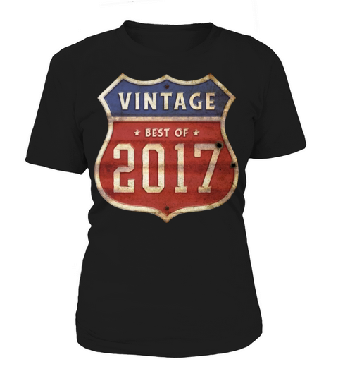 17 Years Old Vintage 2017 Limited Edition 7th Women's T-Shirt