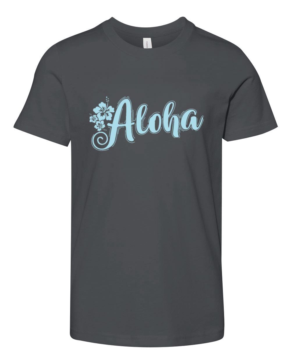 Aloha Vacation under Palm Trees Youth Unisex Jersey Tee