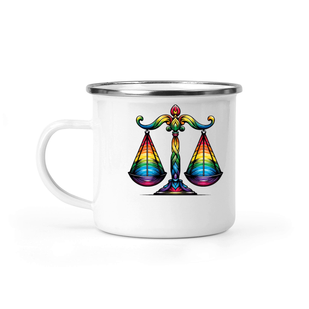 Libra Zodiac Star Sign Astrology Design Camping Mug