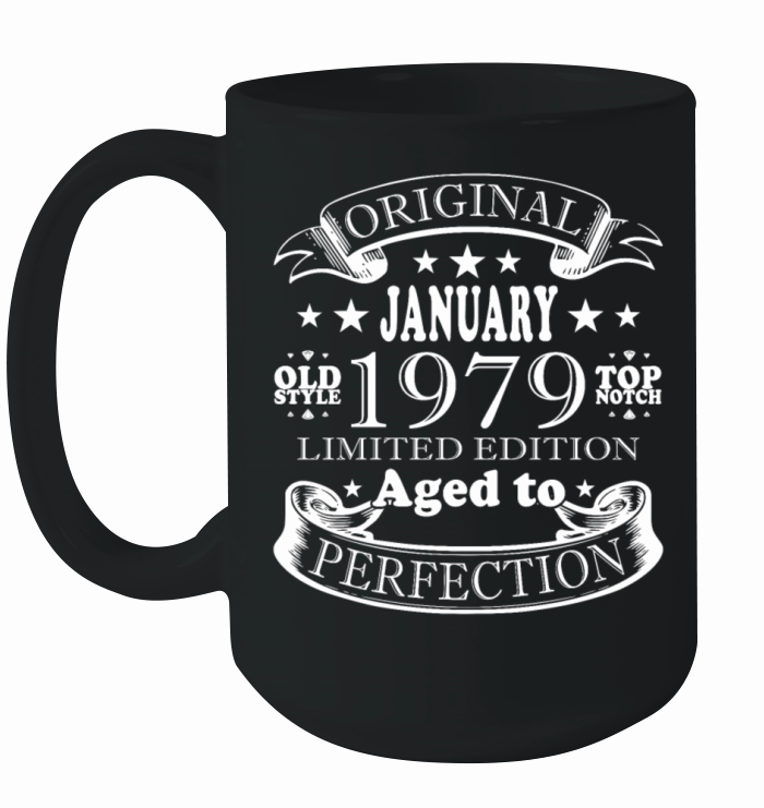 45th birthday 45 years January 1979 Ceramic Mug