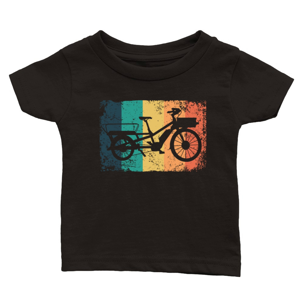 Heavy Load Bike Cargo Bicycle Cargobike Classic Baby Crewneck T-shirt