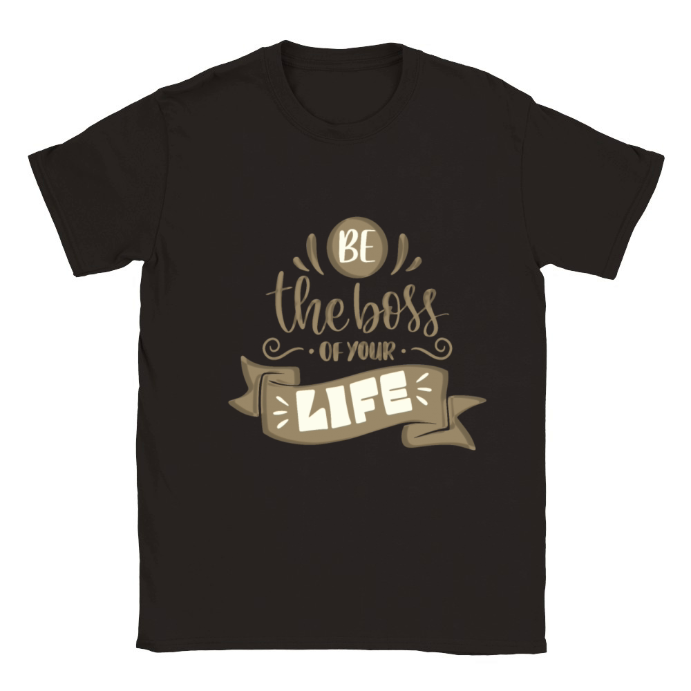 be the boss of your life Classic Kids Crewneck T-shirt