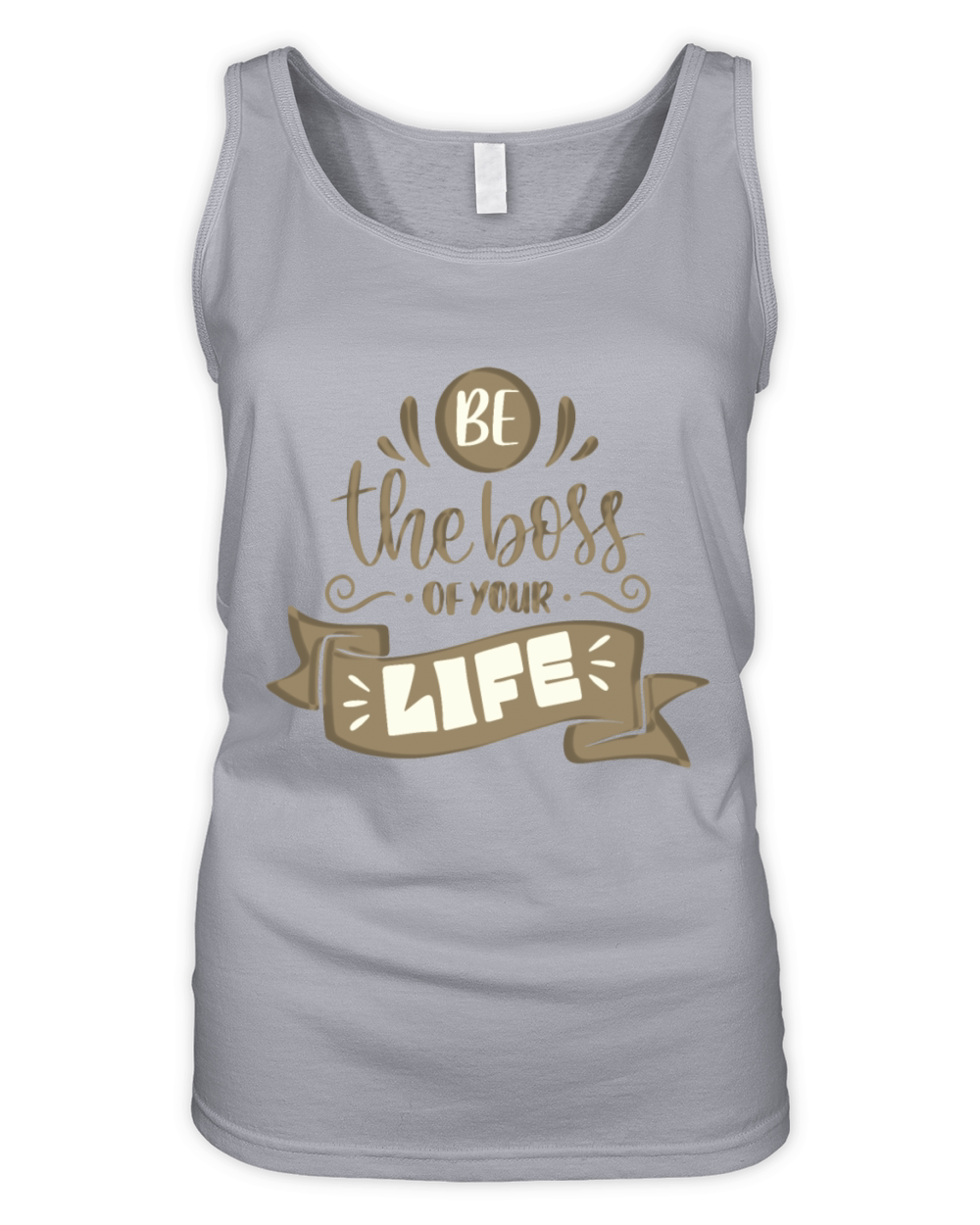 be the boss of your life Organic Women's Tank Top