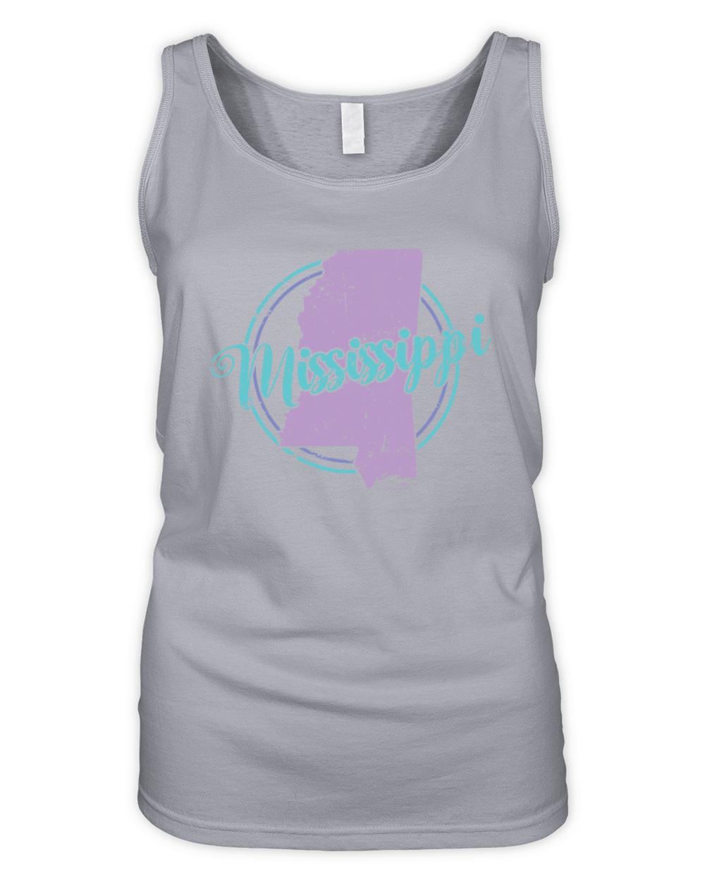 Mississippi Map USA America Organic Women's Tank Top