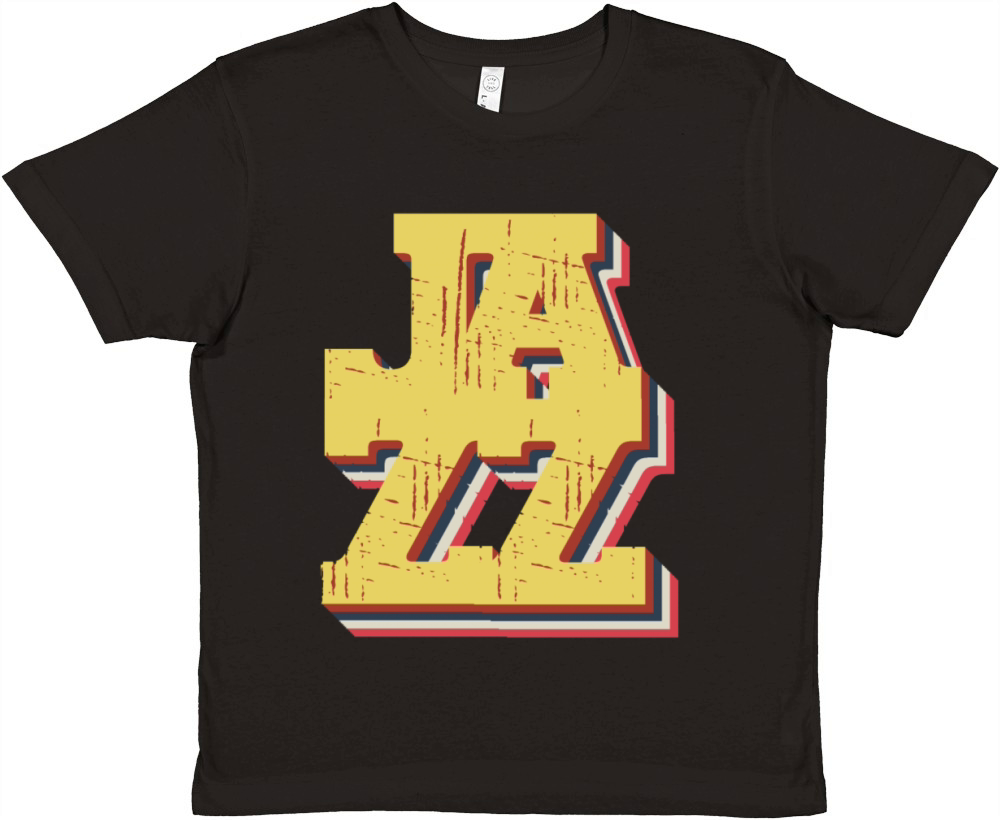 Jazz Retro Vintage Premium Kids Crewneck T-shirt