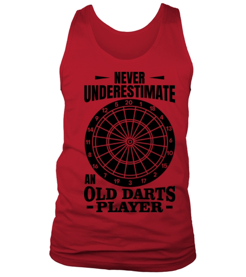 Old Darts Player Tank Top Unisex
