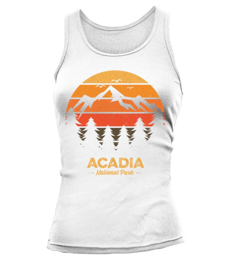 Acadia National Park Retro Vintage Souvenir Gift Tank top Woman