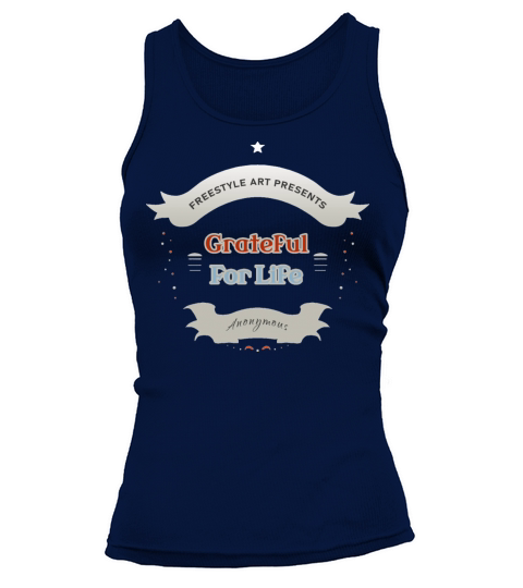 Grateful Badge Typography Tank top Woman