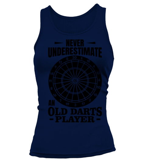 Old Darts Player Tank top Woman