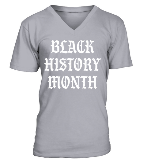 Black history month V-Neck T-shirt