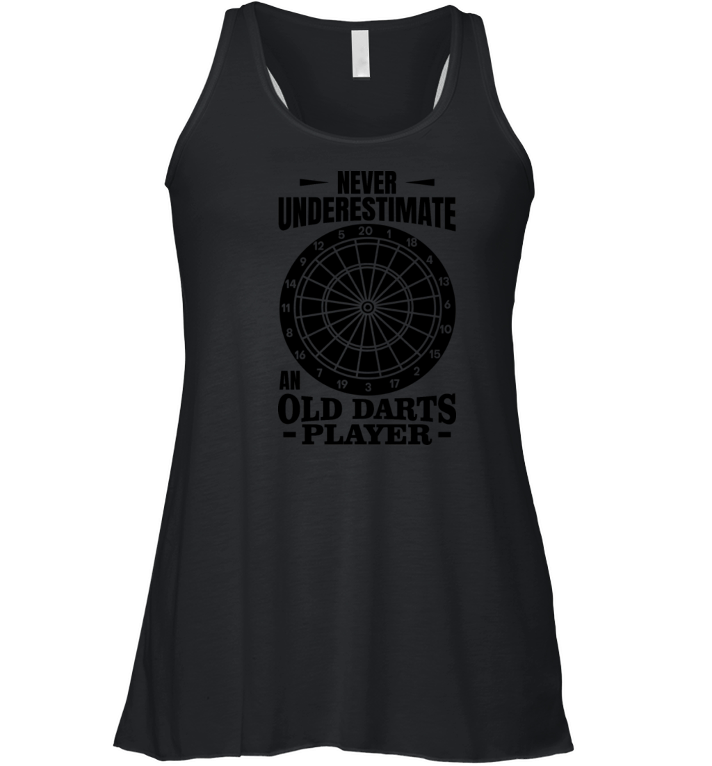Old Darts Player Women's Flowy Tank Top