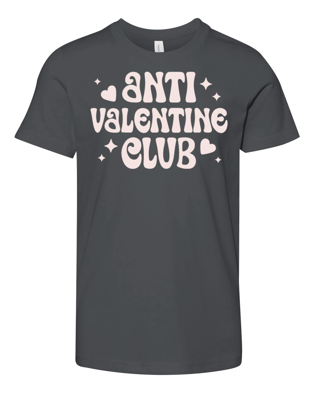 Anti Valentine club Galentines day Youth Unisex Jersey Tee