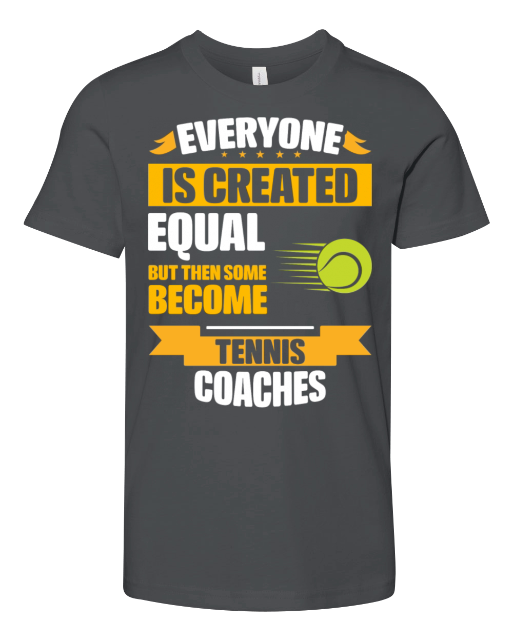 Some Become Tennis Coaches Funny Youth Unisex Jersey Tee