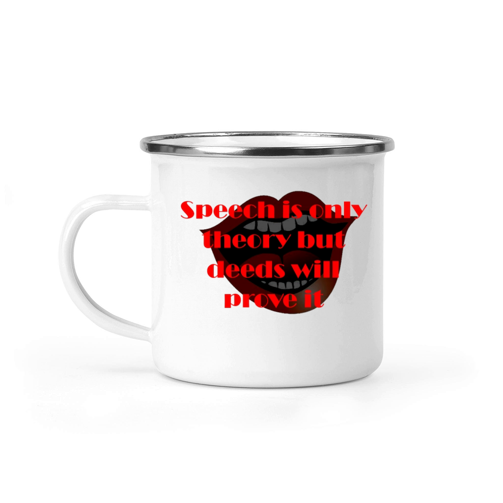 Quote for words and actions Camping Mug