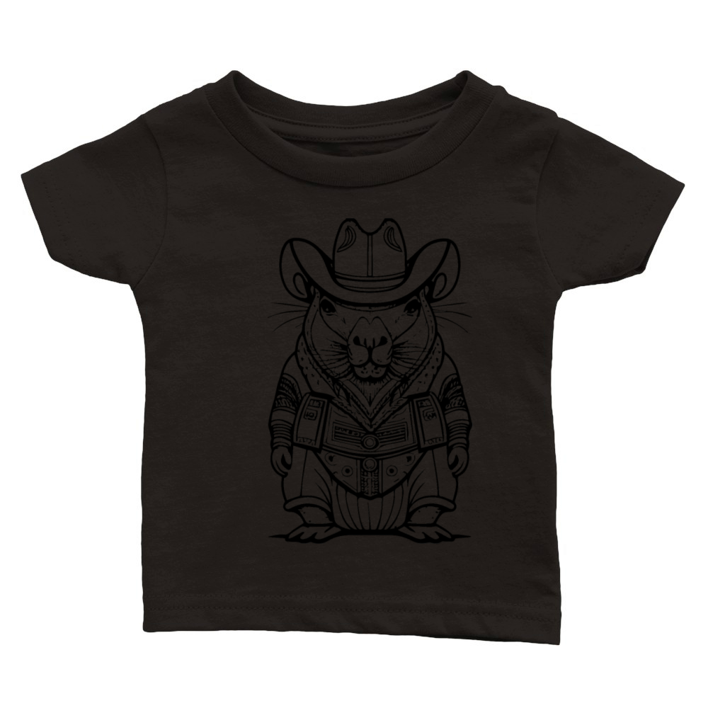 Capybara Shirt Rodent Classic Baby Crewneck T-shirt