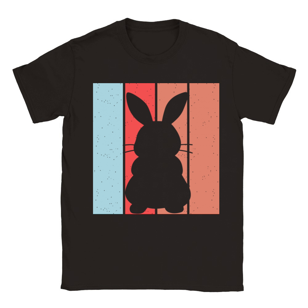 Rabbit Retro Vintage Classic Kids Crewneck T-shirt