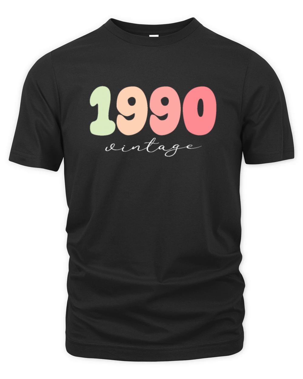 Birthday 1990 Vintage Organic Unisex T-shirt