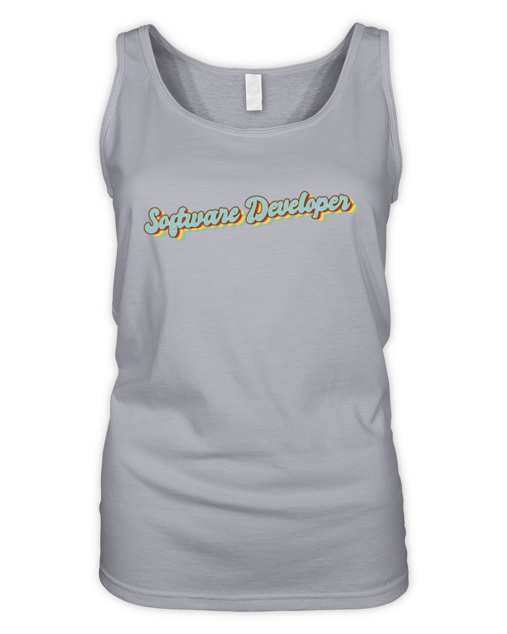 Daddys job funny Quote Mom Software Developer Organic Women's Tank Top