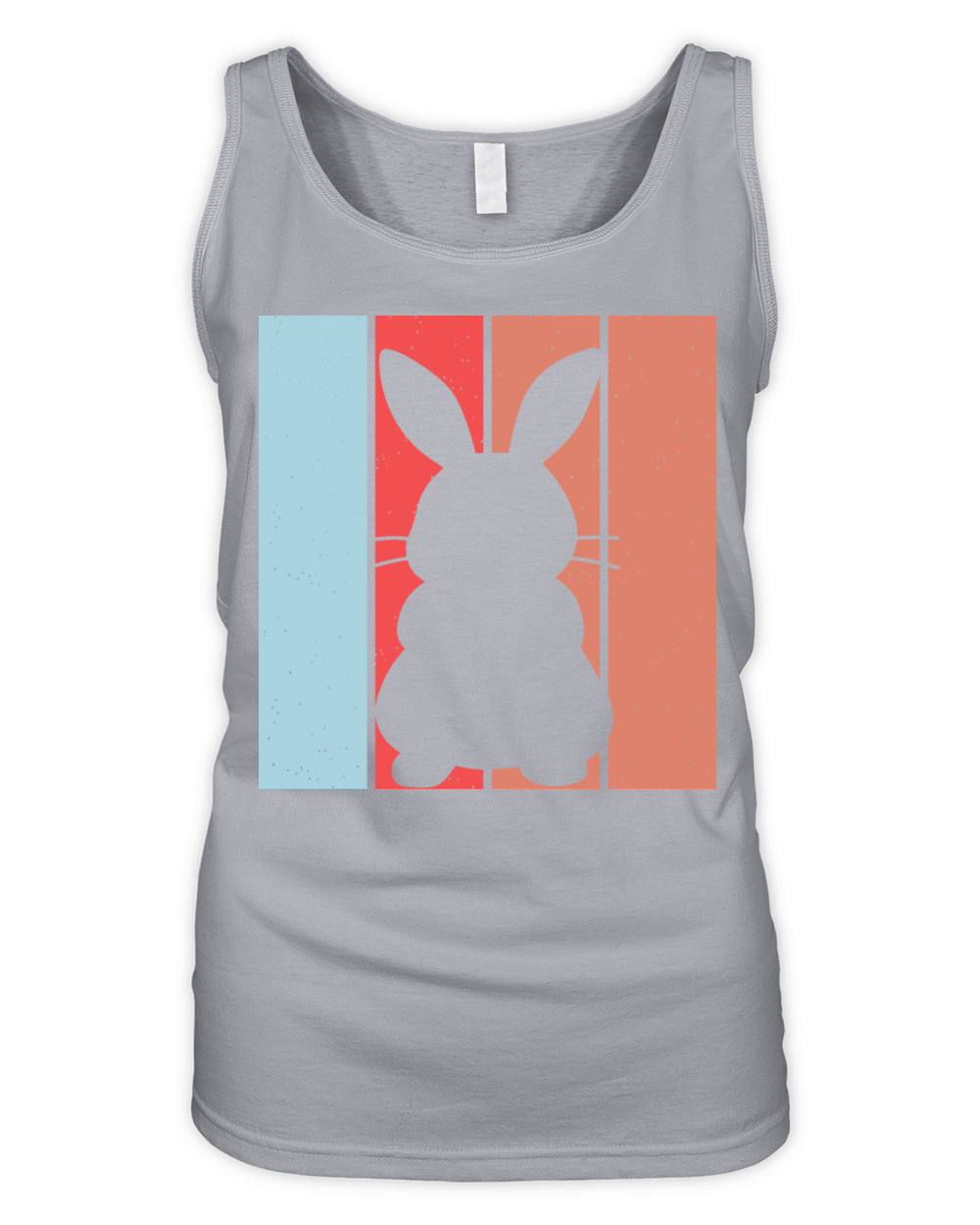 Rabbit Retro Vintage Organic Women's Tank Top