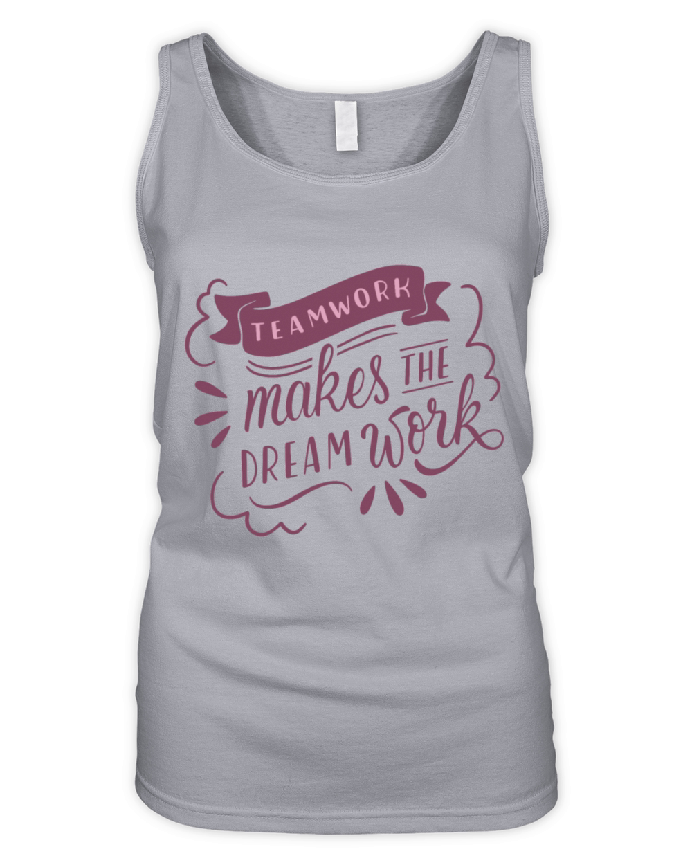 TEAMWORK MAKES THE DREAM WORK Organic Women's Tank Top