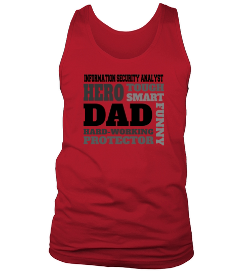 Daddy job funny Quote Dad Information Security Tank Top Unisex