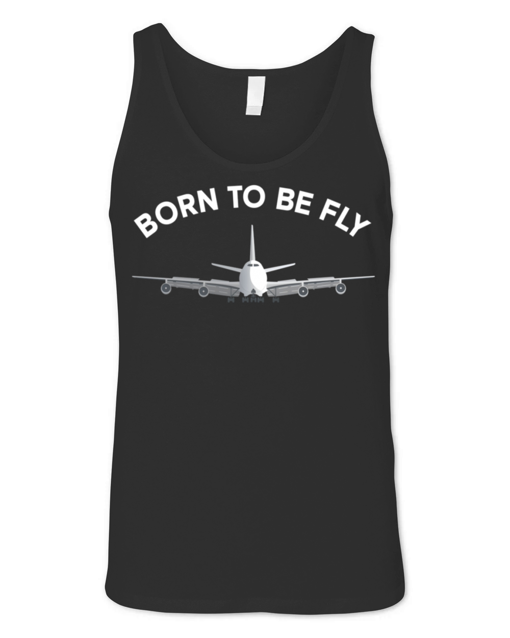 Born To Be Fly Aviation Unisex Jersey Tank