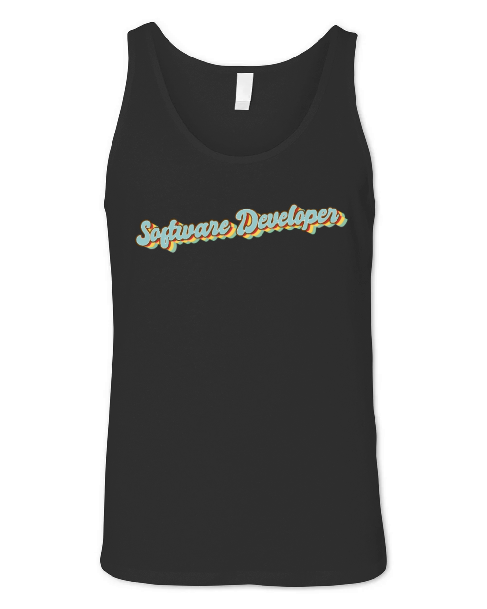 Daddys job funny Quote Mom Software Developer Unisex Jersey Tank