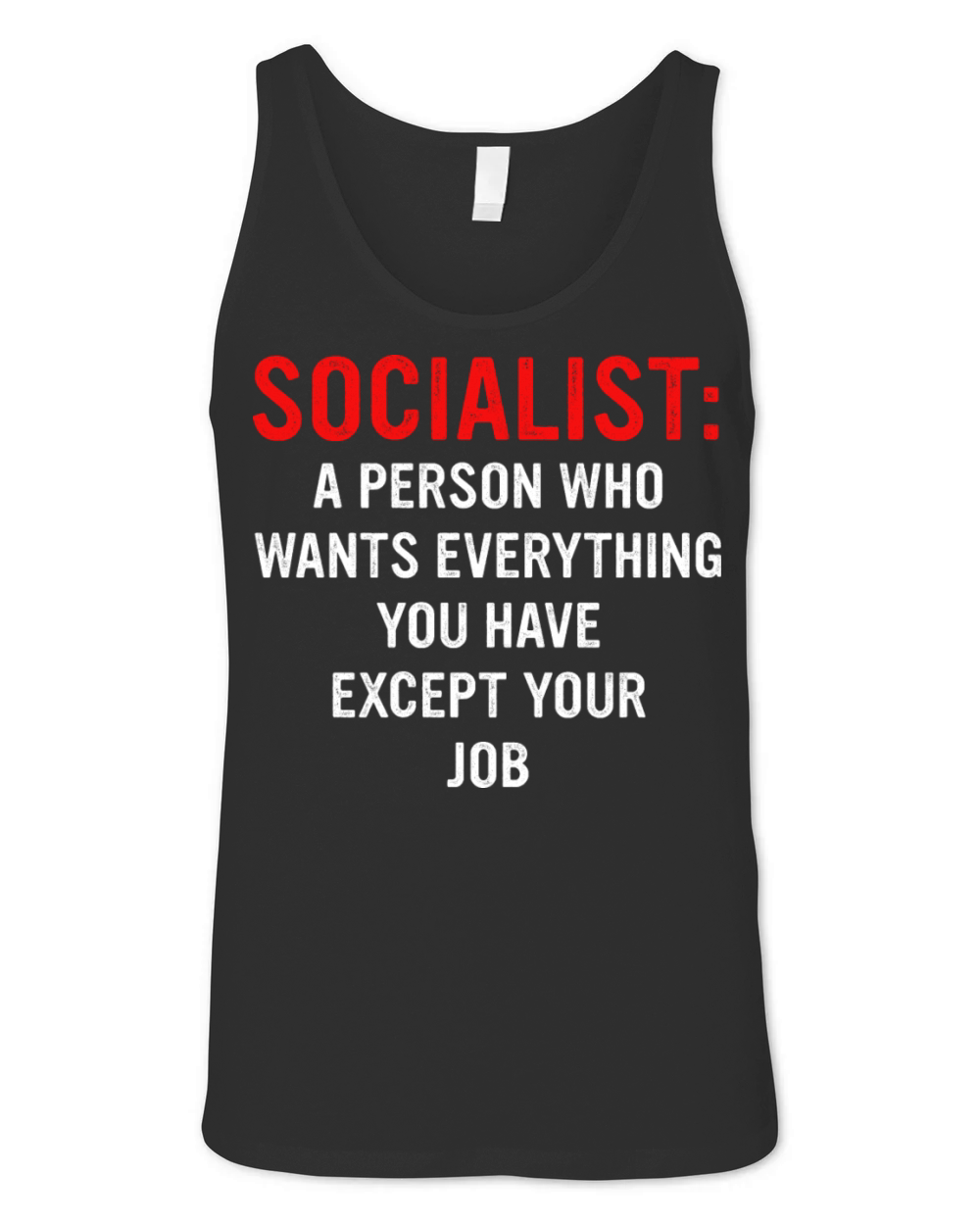 Socialist Definition Unisex Jersey Tank