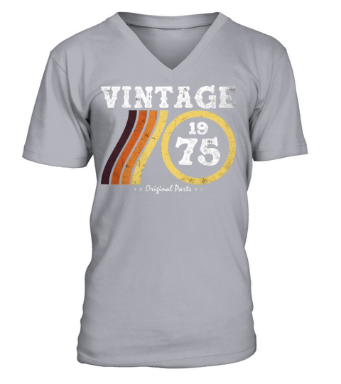 Vintage 1975 - Classic Limited Edition Retro 49 V-Neck T-shirt