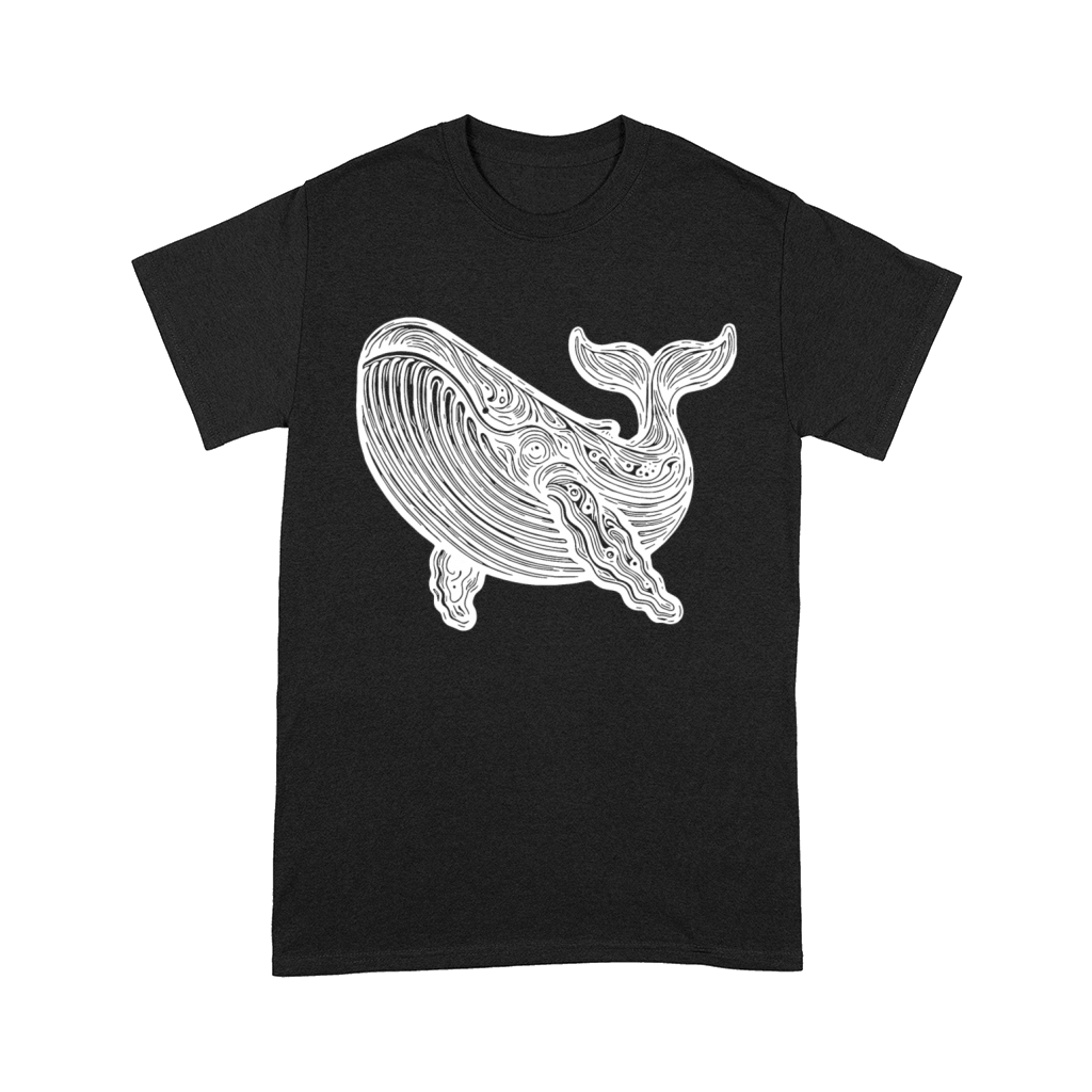 Large Diving Whale Vintage Sea Animal Comfort T-shirt
