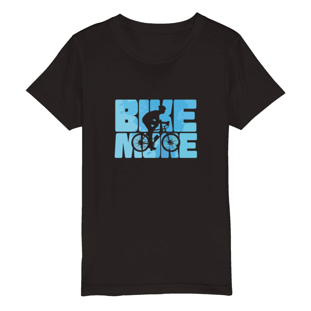Bike More Bike Ride Fitness Sport Organic Kids Crewneck T-shirt